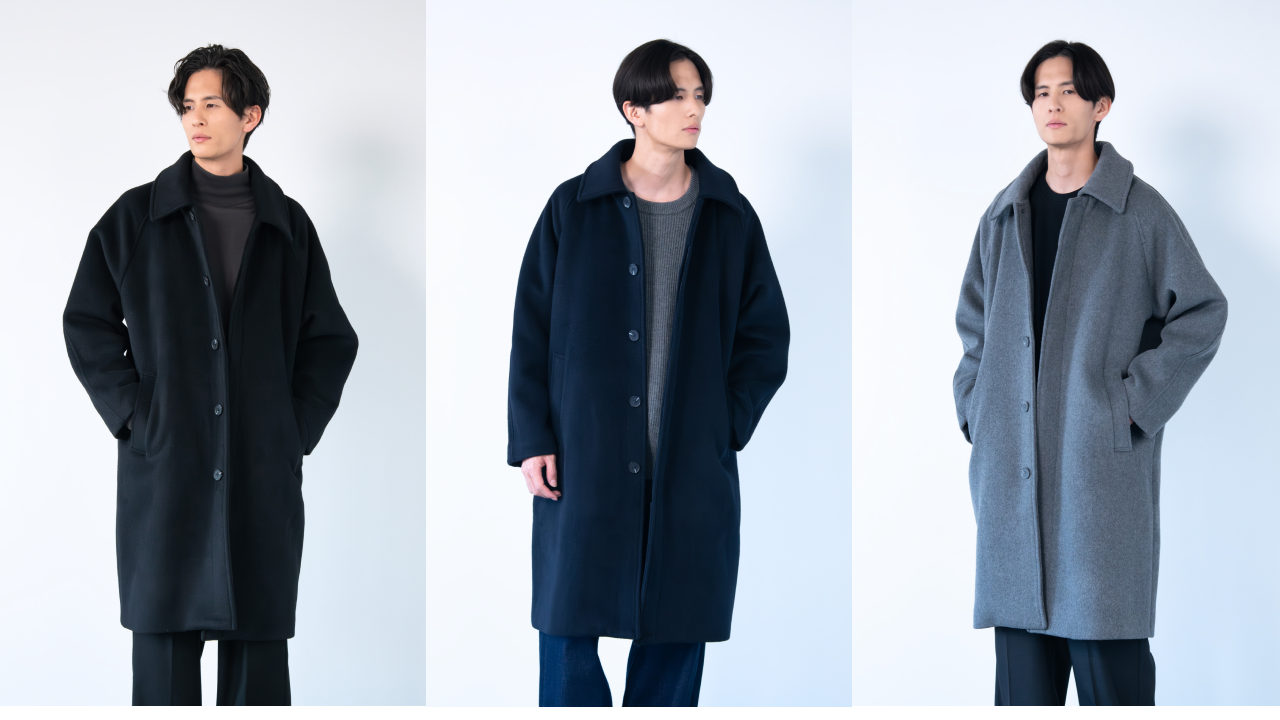 Double Melton Bal Collar Coat -凛とした冬を纏う、大人のコート