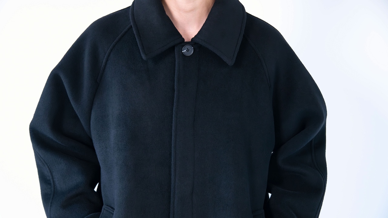 Double Melton Bal Collar Coat -凛とした冬を纏う、大人のコート