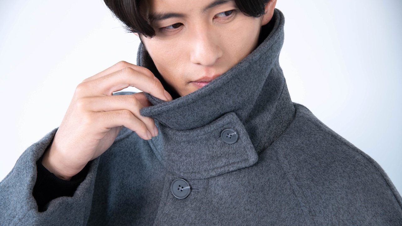 Double Melton Bal Collar Coat -凛とした冬を纏う、大人のコート