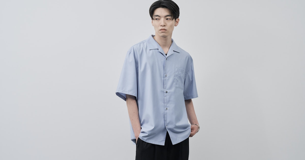 Italian Open-Collar S/S Shirt -夏の大人に、ちょうどいい開襟シャツ Italian Open-Collar S/S Shirt -夏の大人に、ちょうどいい開襟シャツ