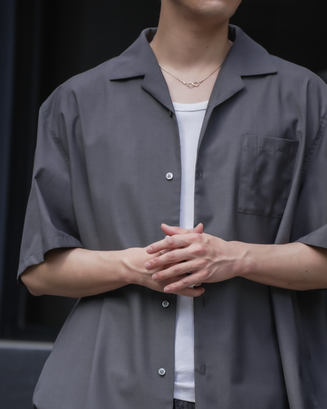 Italian Open-Collar S/S Shirt -夏の大人に、ちょうどいい開襟シャツ