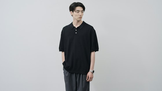 S/S Dry Knit Polo -ニットなのに、夏に心地いい-