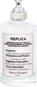 【誰からも好かれる香水ならコレ!】
Maison Margiela REPLICA
レイジーサンデーモーニング