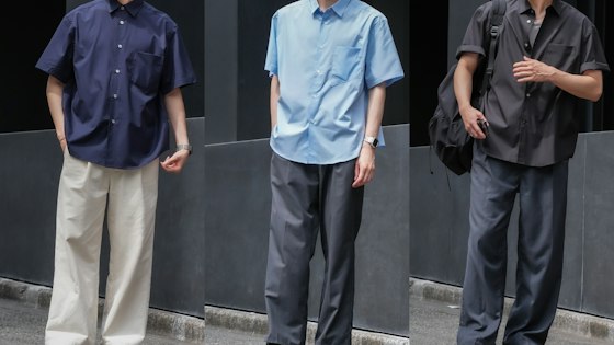 大人の半袖シャツは、どう着るのが正解?