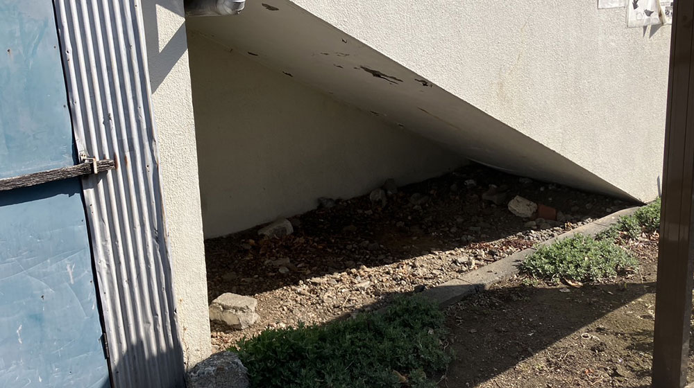 特注フェンス門扉設営 - Before