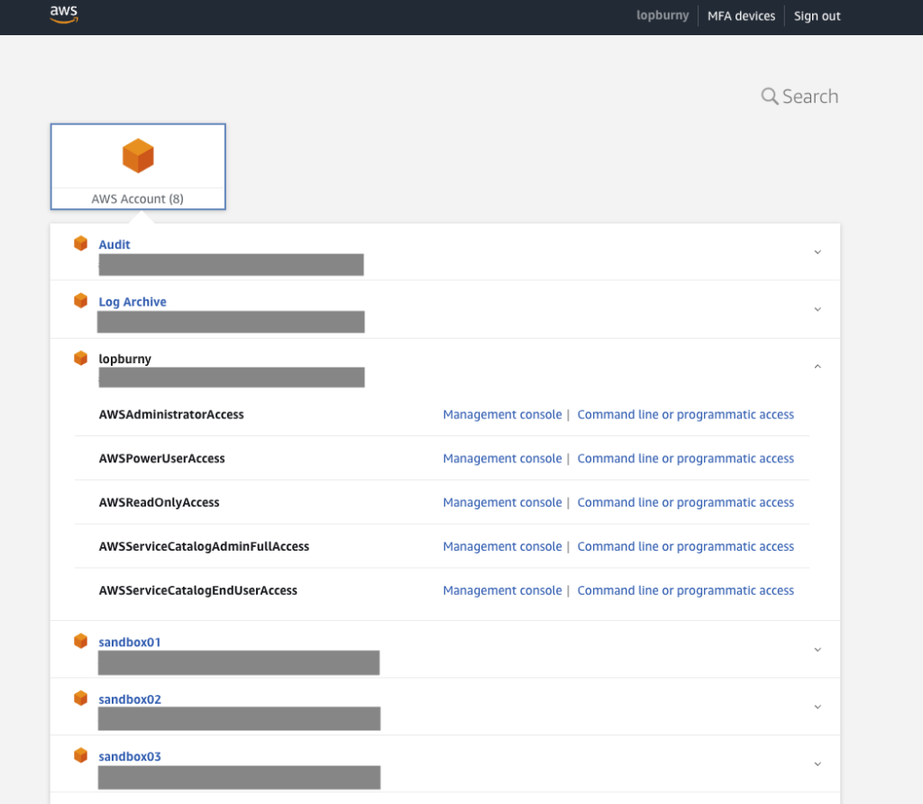 AWS IAM アイデンティティセンター（AWS SSO）