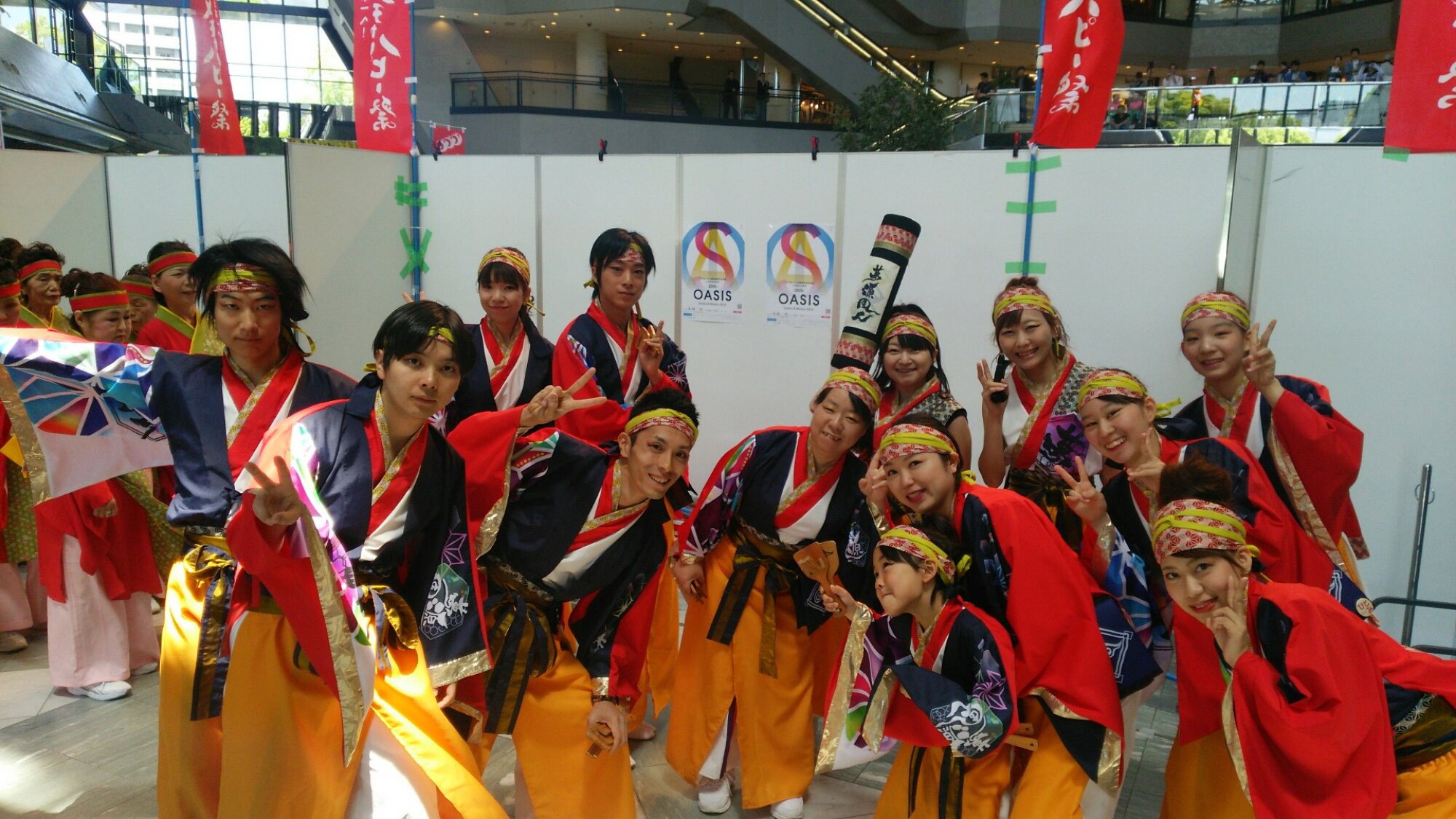 TWIN21で今からおどります！