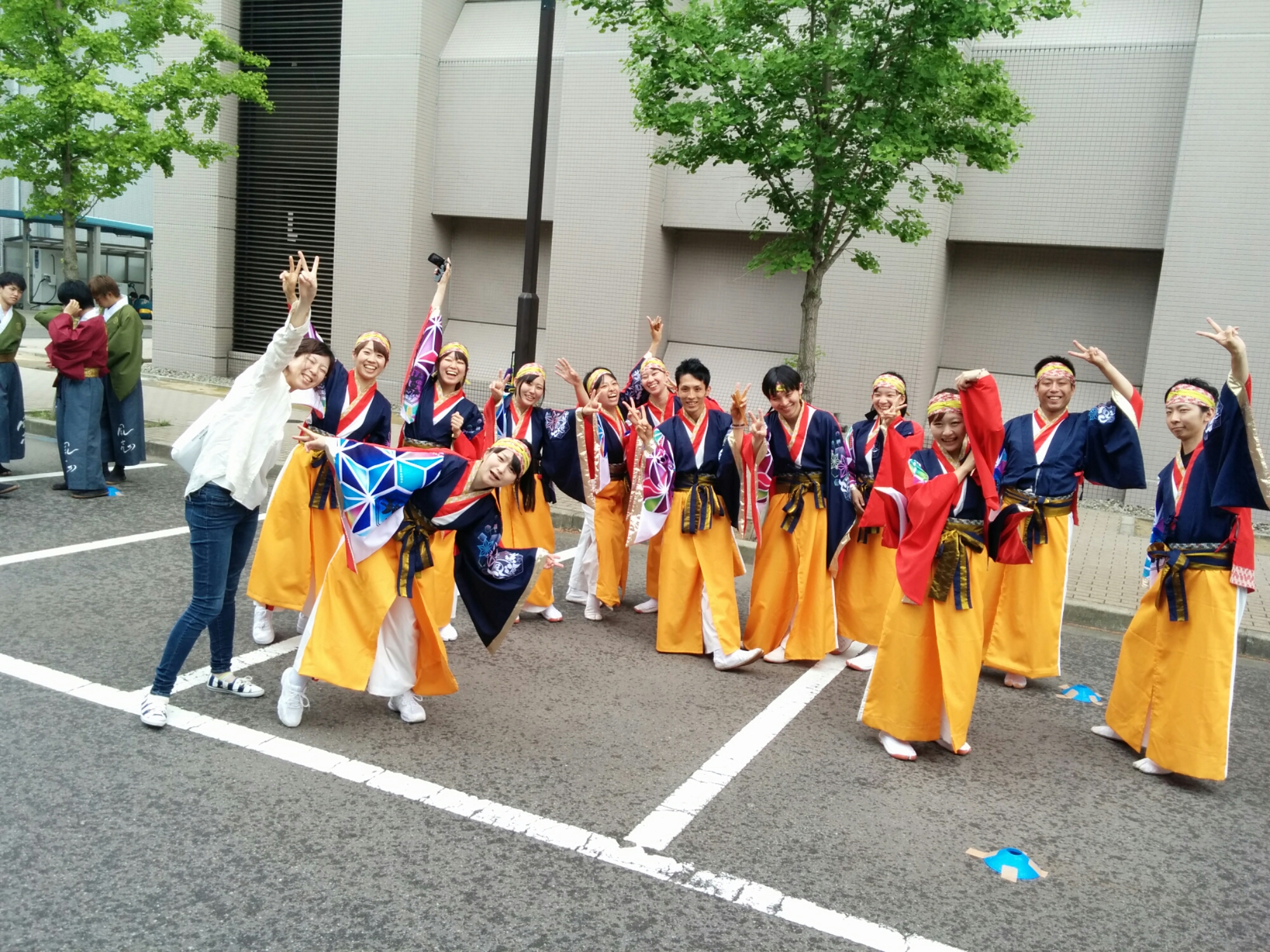 今から酔踊祭2回目の演舞です♪