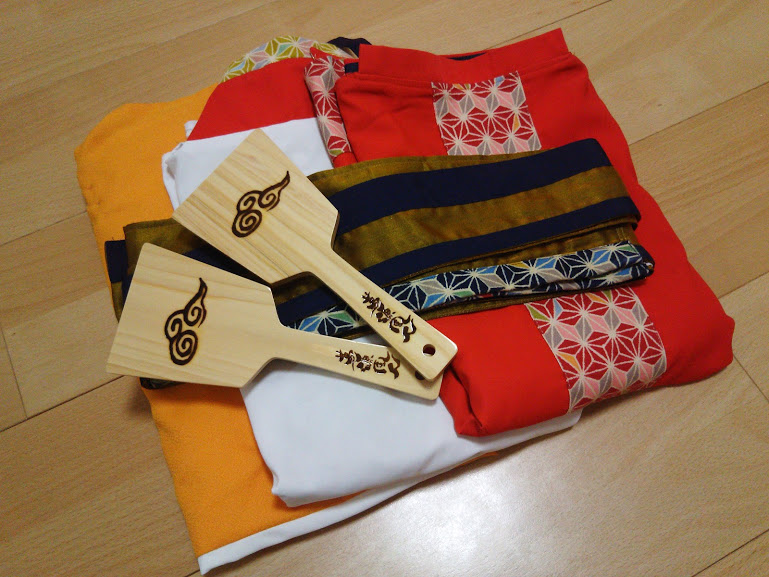 四日市よさこいに向けて準備よしっ！アイロンかけましょ。