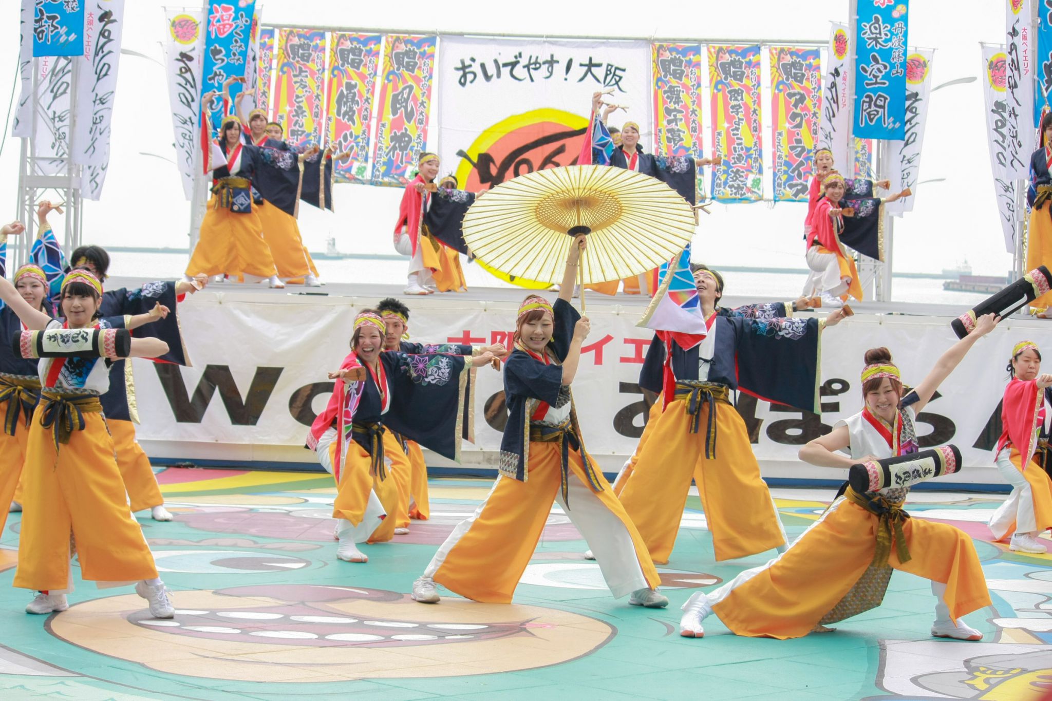 Worldあぽろんにて踊ってきました！傘と提灯もデビュー！！