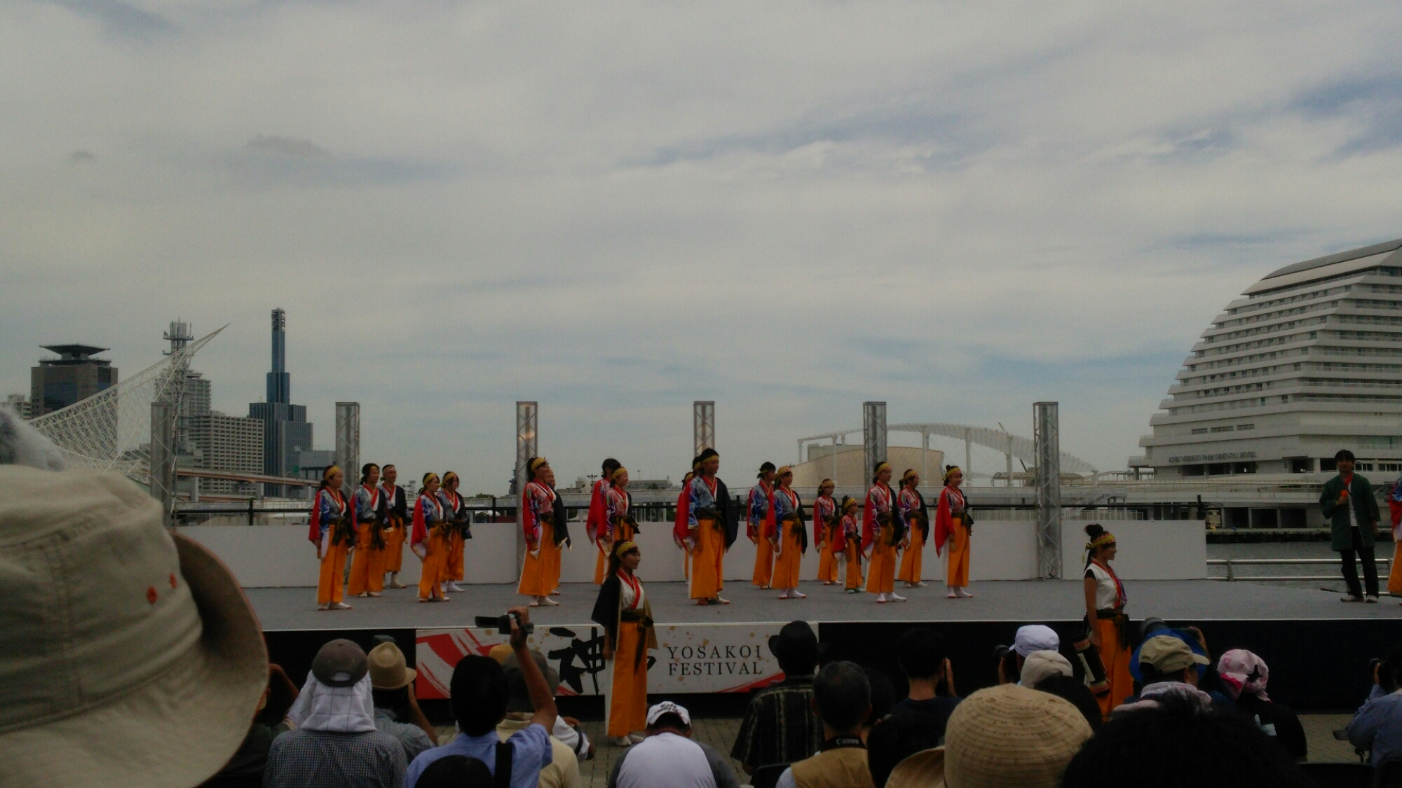 高浜岸壁会場での演舞が始まります！