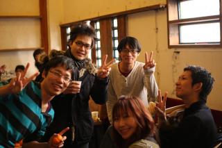 餅つき in Cafepitwu 2010/01/03