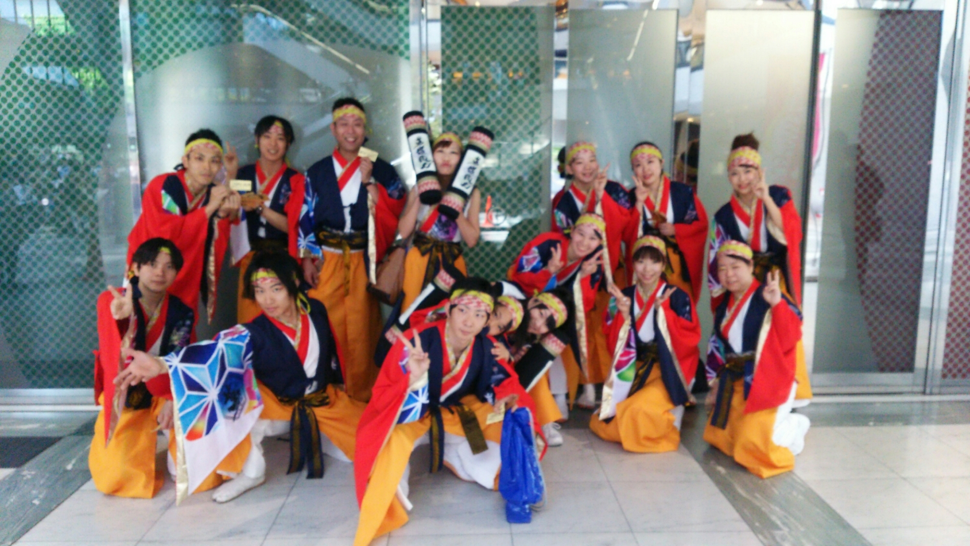 一発目の演舞終わりました！次は１５時２７分です！