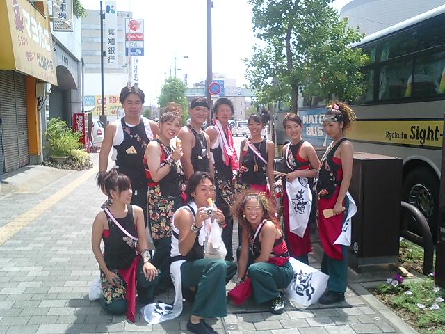 高知よさこい日記　2005年8月10日（水）　本祭1日目