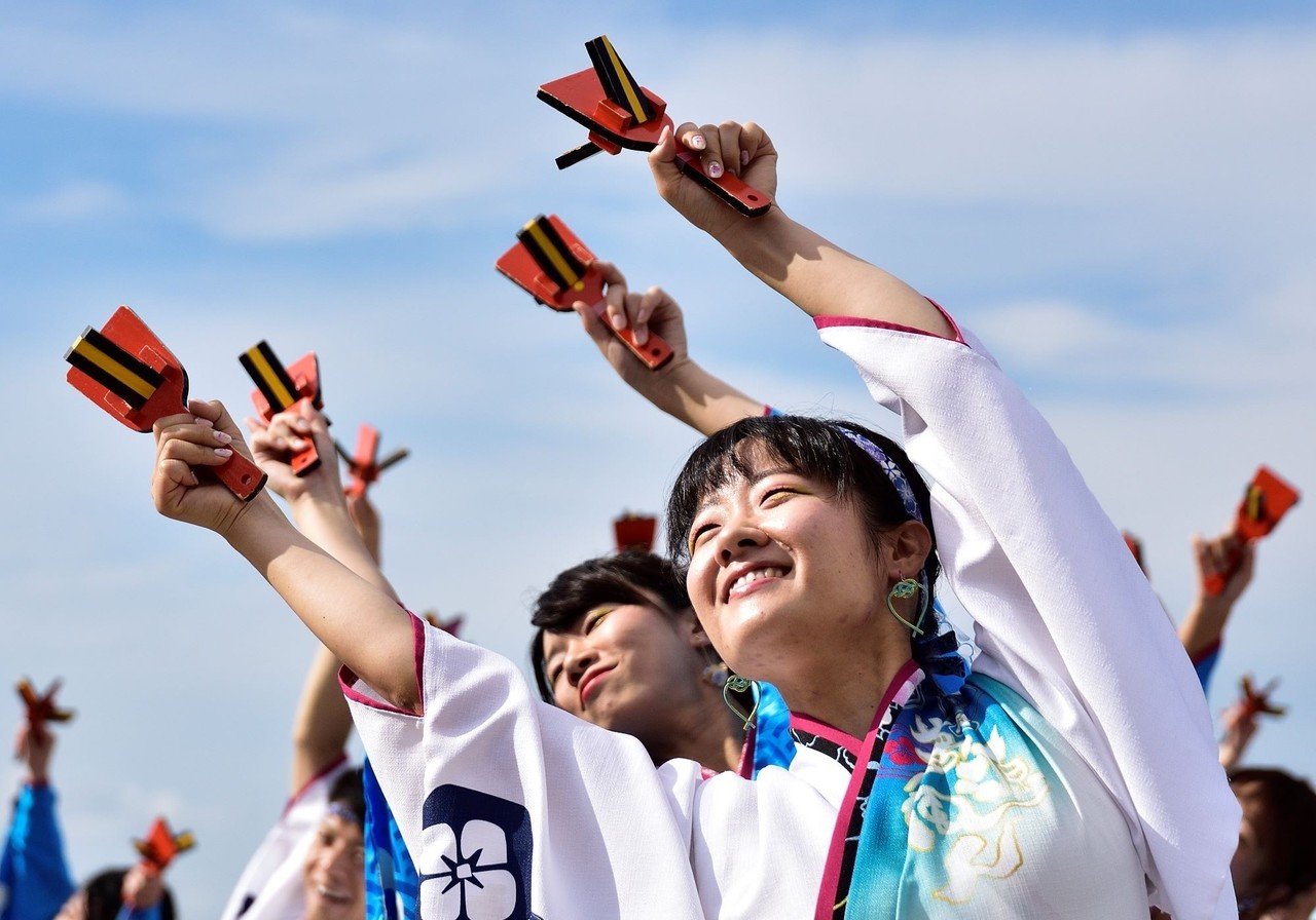 あやぴーとよさこいと夢源風人