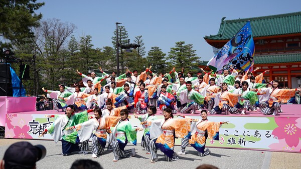 京都さくらよさこいにて、桜もココロの花も満開に咲きました！