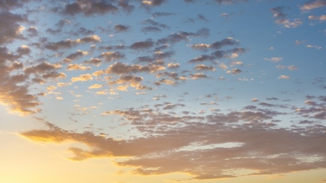 夏の夕焼け空