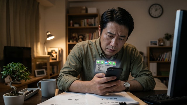 SNS嫌がらせに困る男性