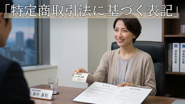特定商取引法に基づく表記