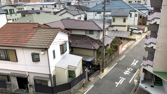 住宅街の様子