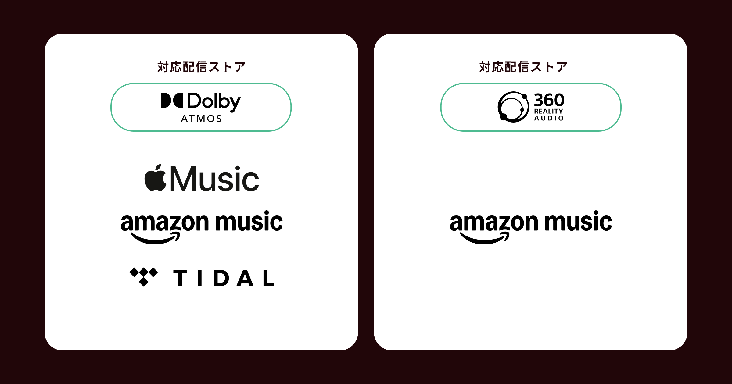 空間オーディオ対応配信ストア
