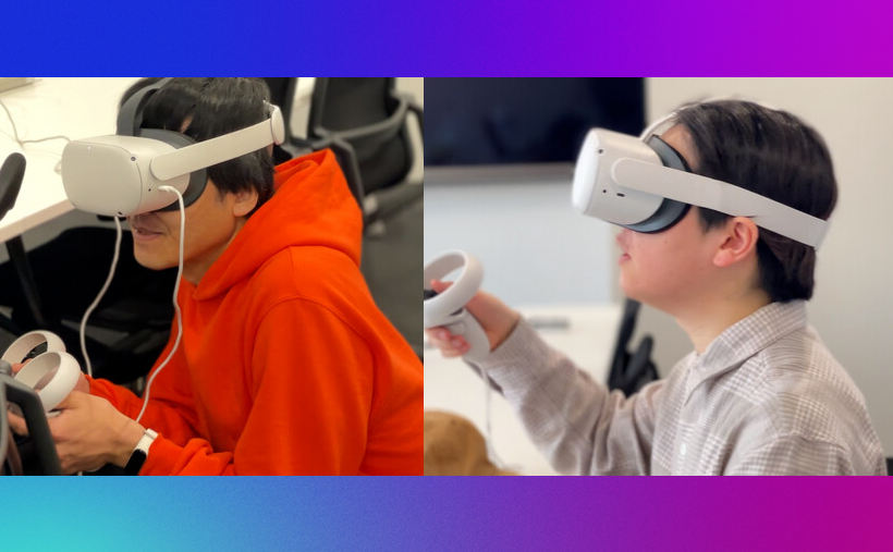 Pirates experiencing Metaverse in VR Room