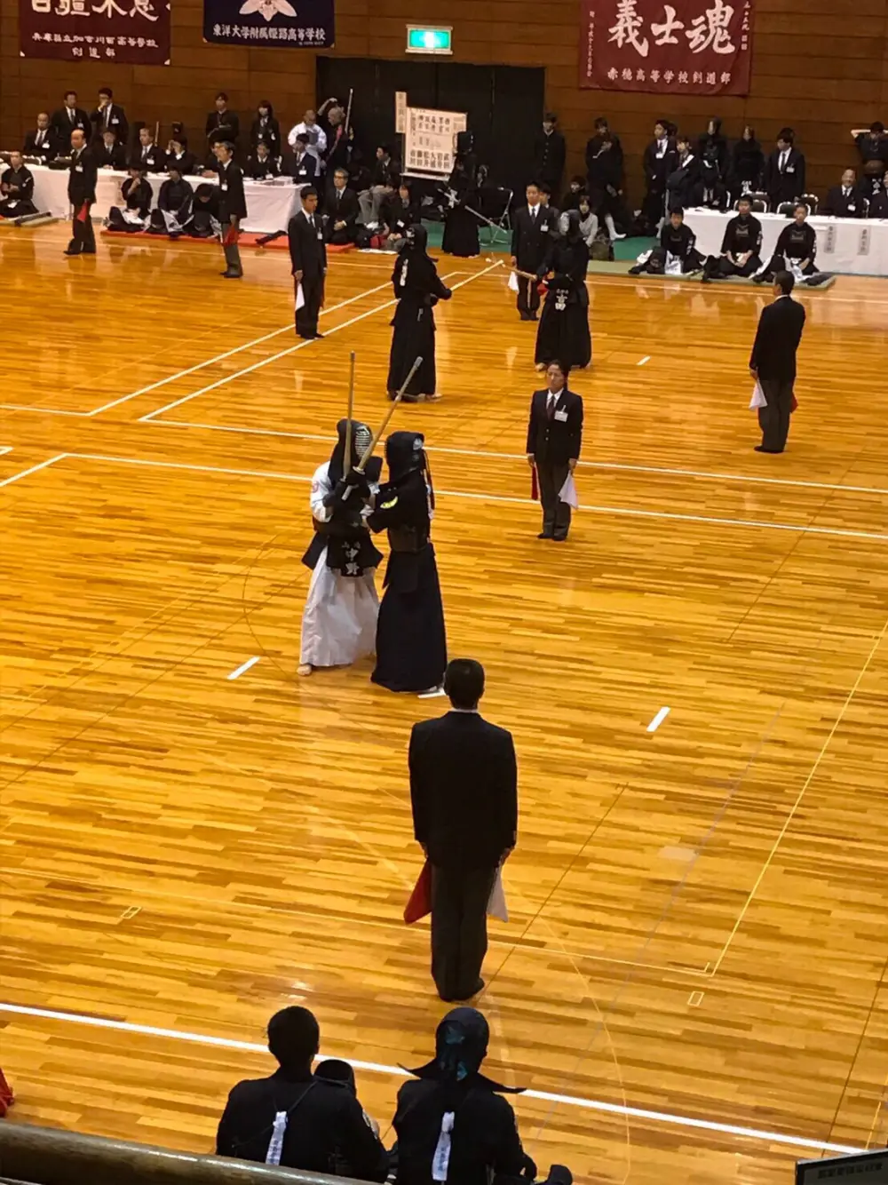 剣道の試合会場