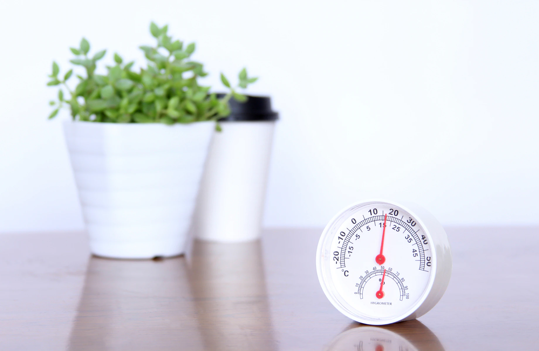 温湿度計の写真