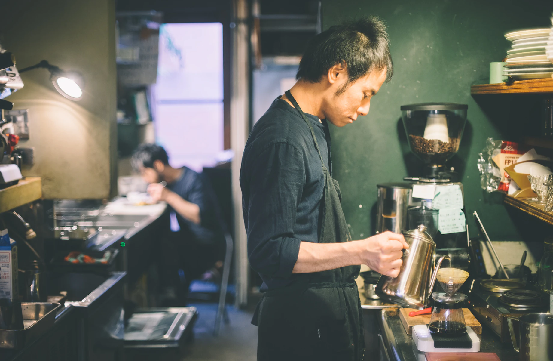 店舗兼住宅の様子