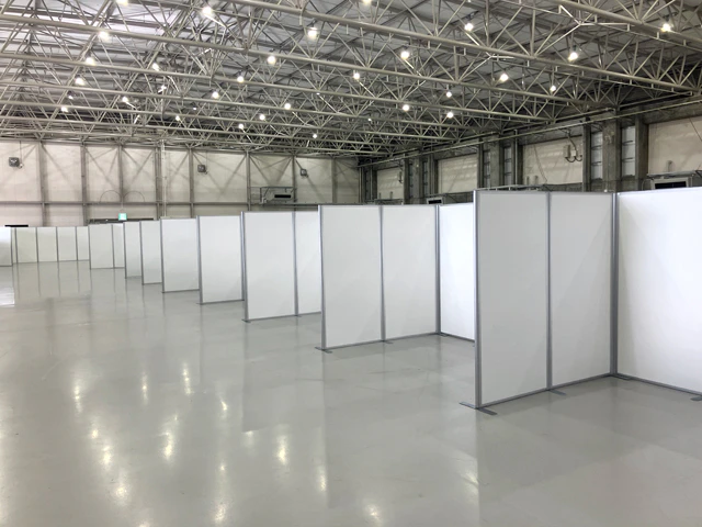 パーテーションの設置写真3