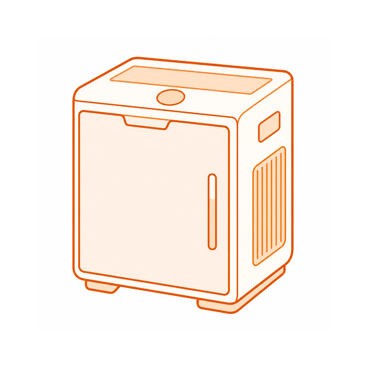 床置き型加湿器のイメージ