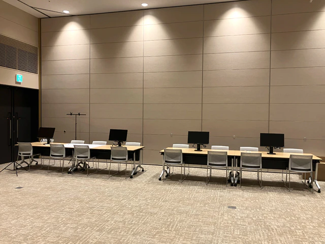 内覧会の接客ブース