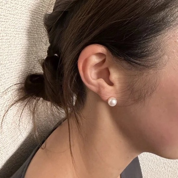 パールが純白でとても綺麗です