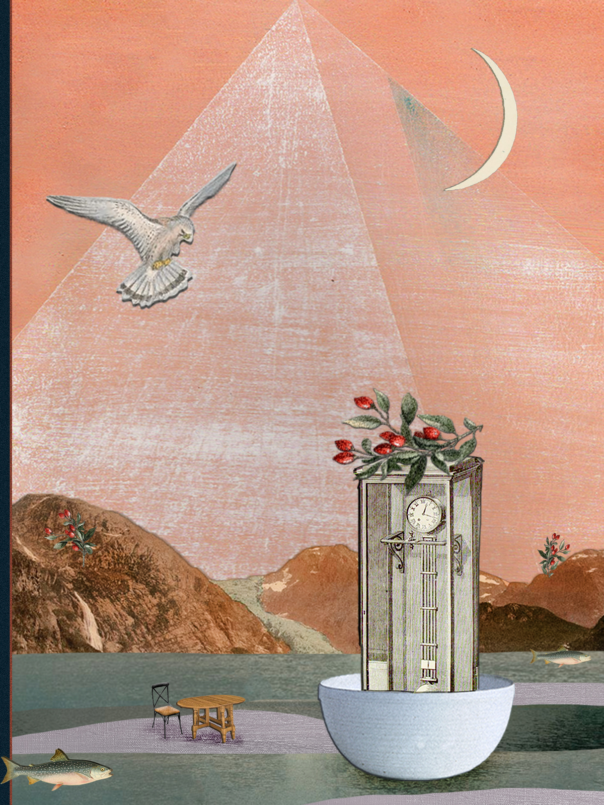 祈りのオートミール、熊、魚