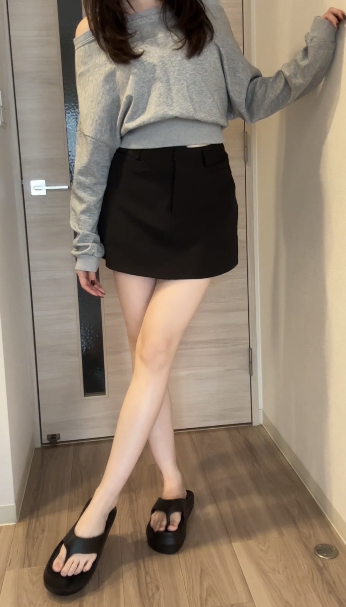 ラクバキ　サンダル　M ブラック RACBAKI ラクバキ サボサンダル エクササイズ ルームシューズ シューズ