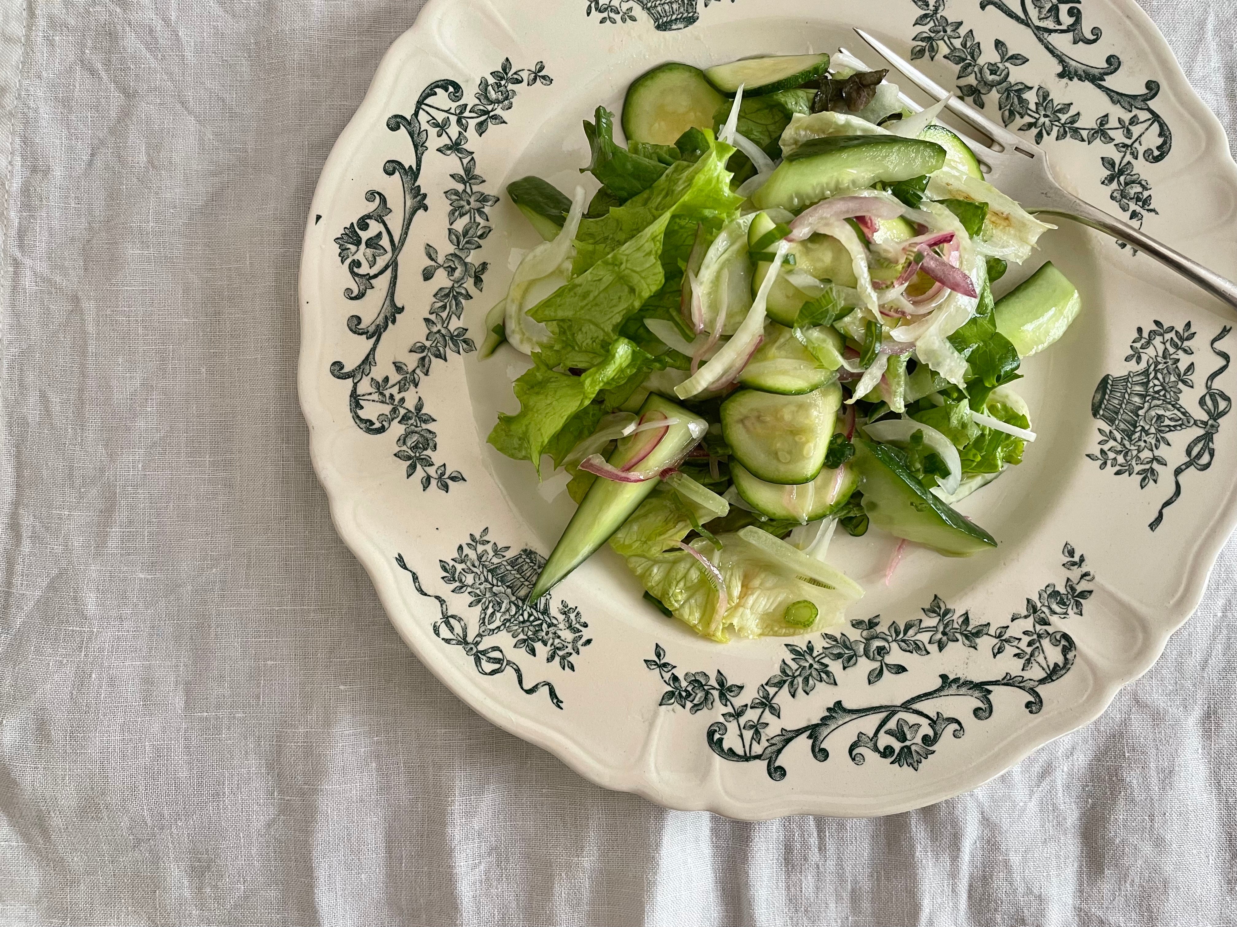 ロンドンとパリとグリーンサラダ