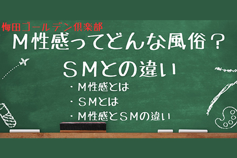 M性感どんな風俗?SMとの違い