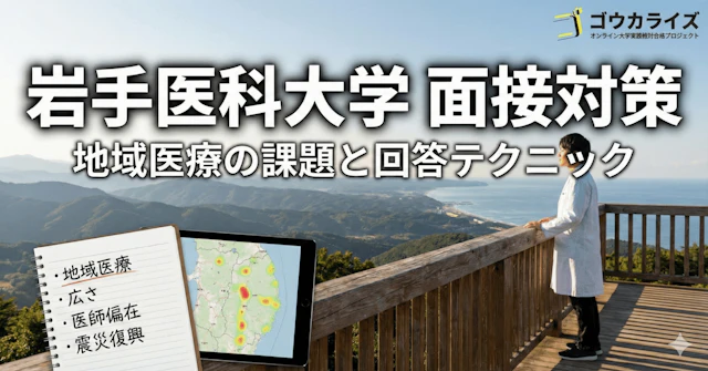 【岩手医科大学】面接で差がつく「岩手の地域医療」基礎知識｜医師偏在・震災復興に関する大学受験ブログ記事のサムネイル画像