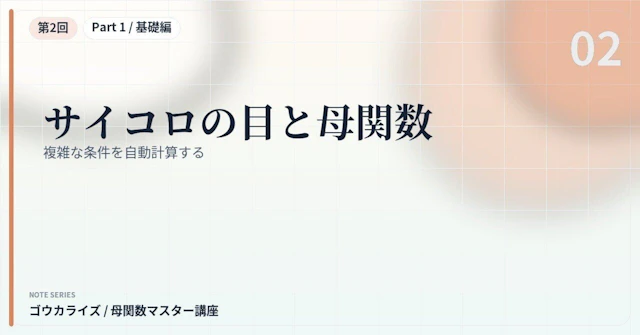 【母関数マスター講座 第2回】サイコロの目と母関数〜複雑な条件を自動計算する〜に関する大学受験ブログ記事のサムネイル画像