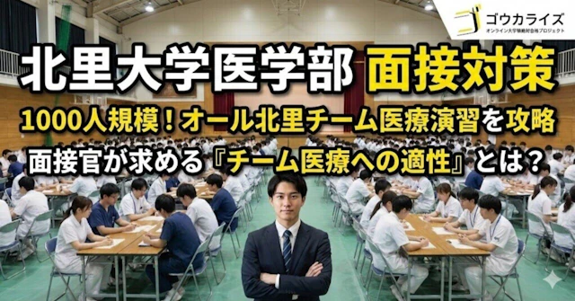 【北里大 医学部】チーム医療教育の全貌—14職種養成とオール北里演習を面接で語るに関する大学受験ブログ記事のサムネイル画像
