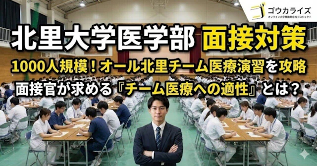 【北里大 医学部】チーム医療教育の全貌—14職種養成とオール北里演習を面接で語るに関する大学受験ブログ記事のサムネイル画像