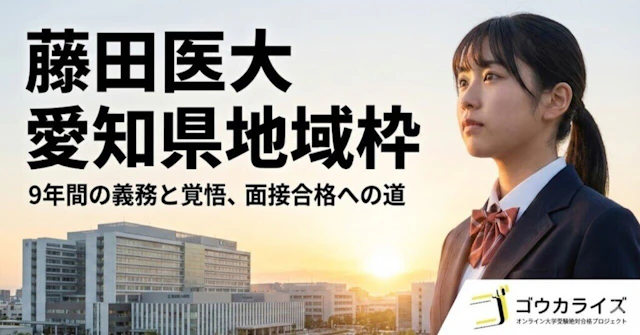 【藤田医大】愛知県地域枠完全ガイド—制度理解から面接対策までに関する大学受験ブログ記事のサムネイル画像