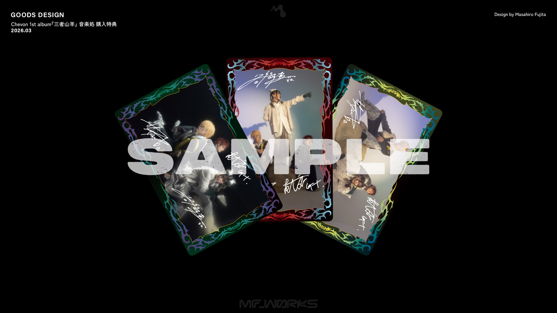 Chevon  Major 1st Album「三者山羊」 音楽処購入特典 トレーディングカード