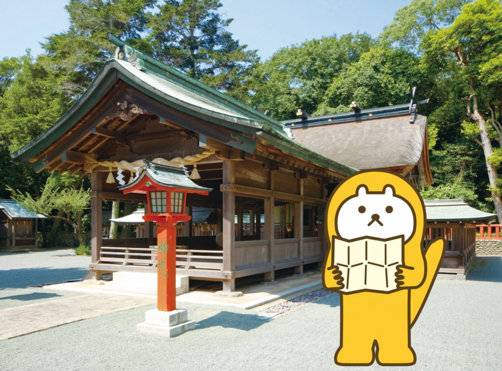 大島・中津宮クイズラリー と ウニ殻で風鈴をつくろう
