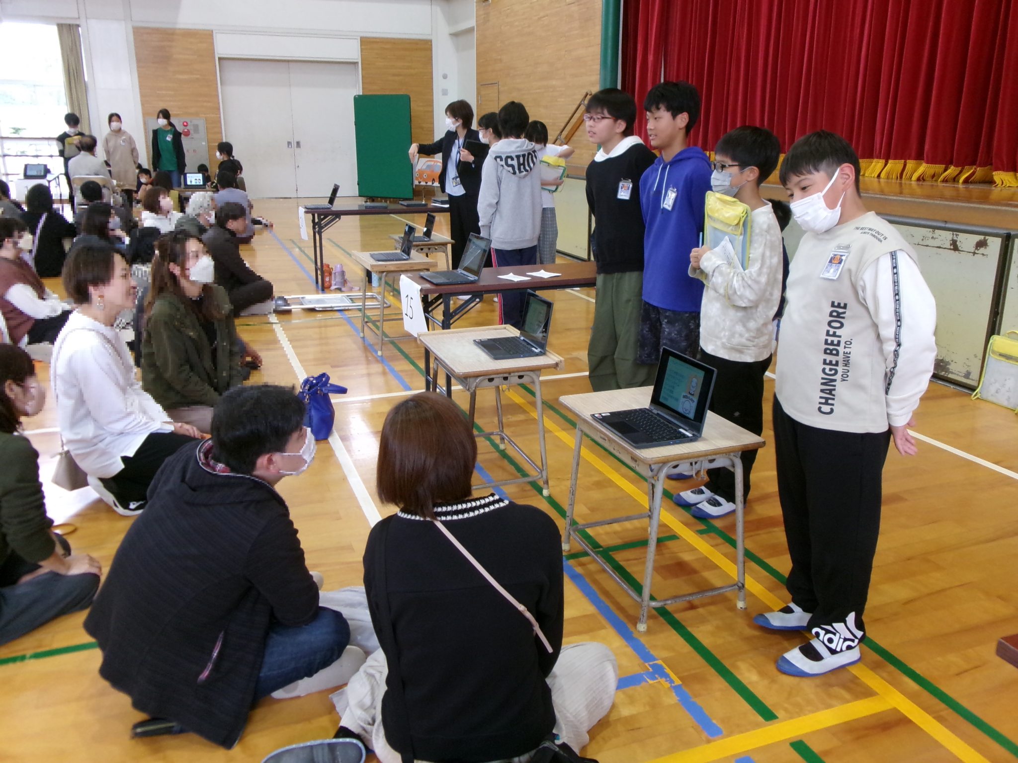 河東小学校の活動の様子