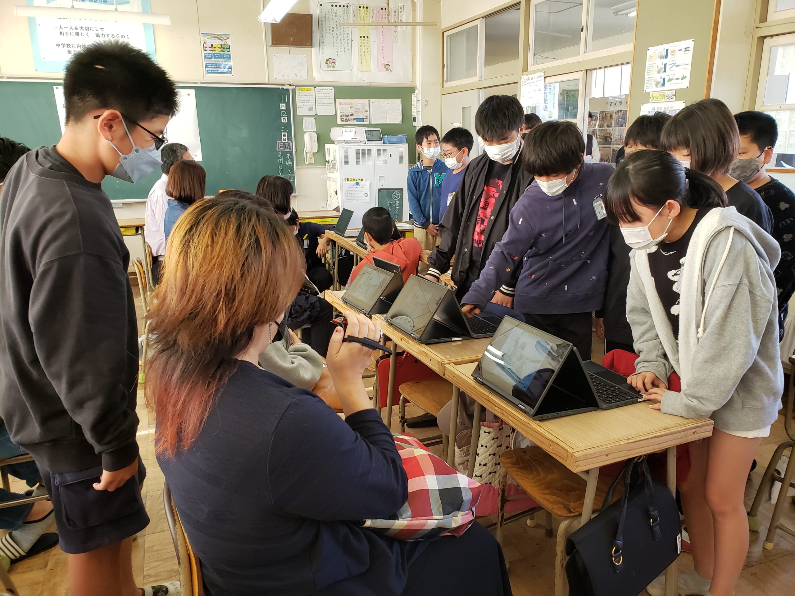 日の里西小学校の活動の様子