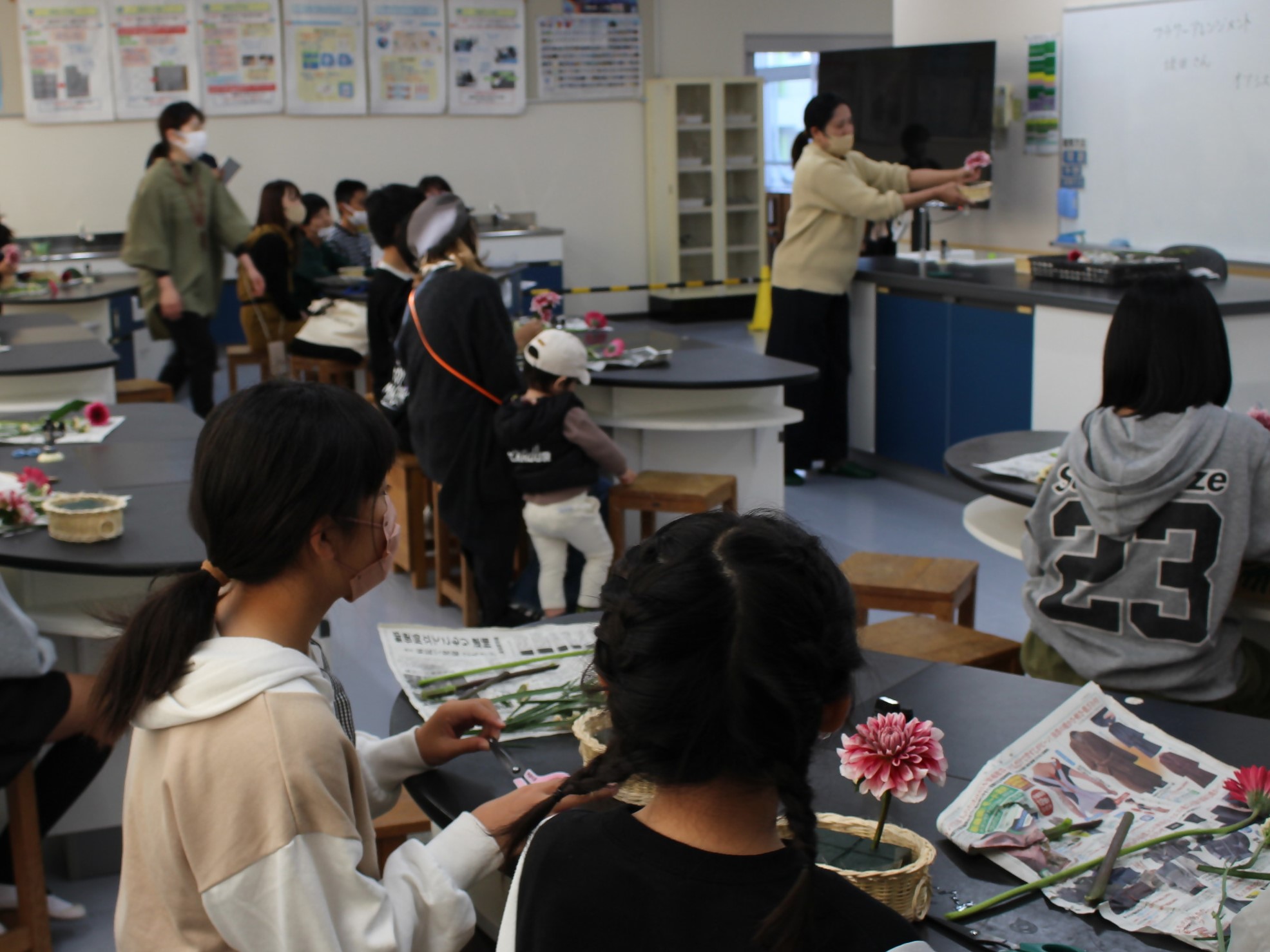 南郷小学校の活動の様子
