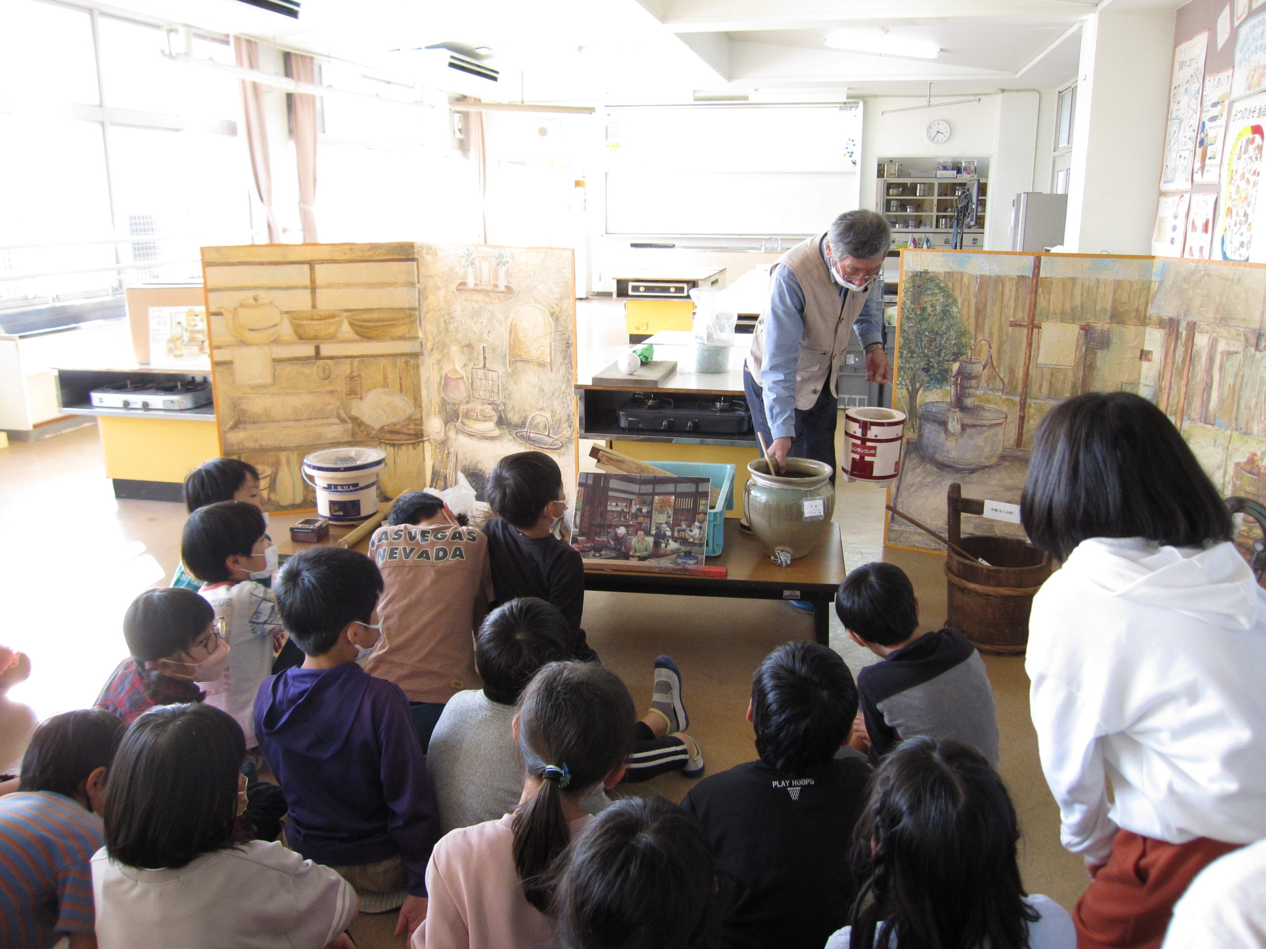 赤間小学校の活動の様子