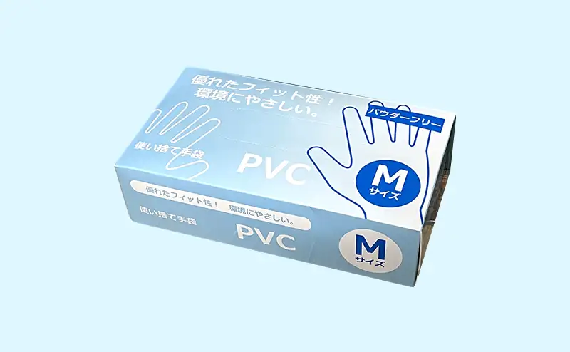 PVC 使い捨て手袋 Mサイズ