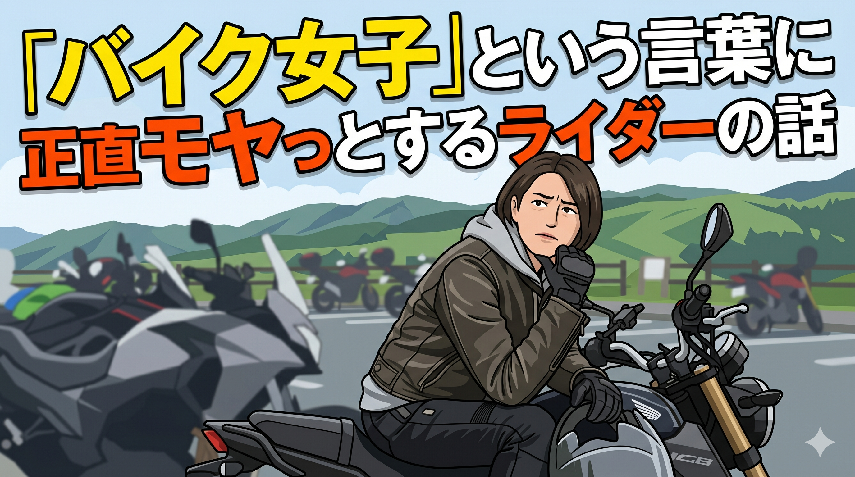 「バイク女子」という言葉に、正直モヤっとするライダーの話